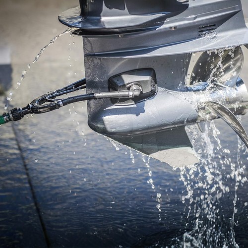 Double water feed outboard - double,