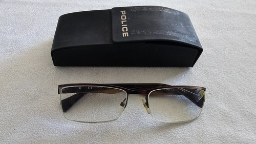 Police brown bronze glasses - bronze,