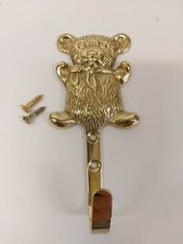 Bear Motif WALL HOOKS  SOLID