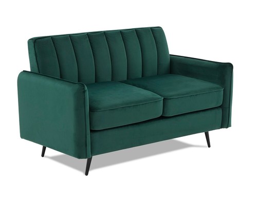 Velvet seater sofa dark - 2,