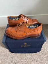 Tricker's Keswick Country Shoes C-Shade Tan Size UK 8.5