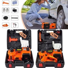 Car Jack 12V Electric Wrench 5 Ton Floor Jack Hydraulic Jack Portable Inflator