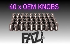 40 x BLACK KNOBS OEM DJ MXER
