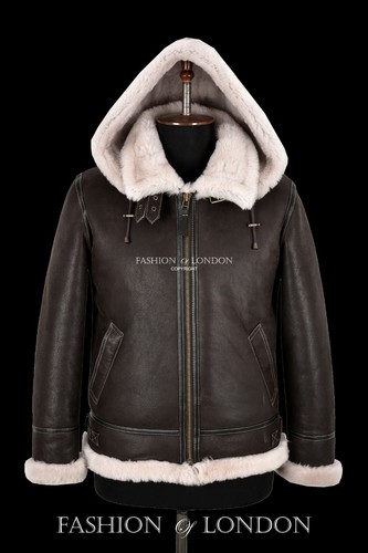 Men real shearling sheepskin - shearling,