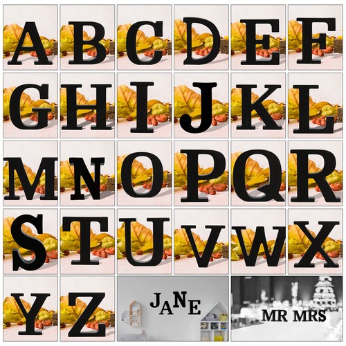 Wooden letters victorian font - letters,