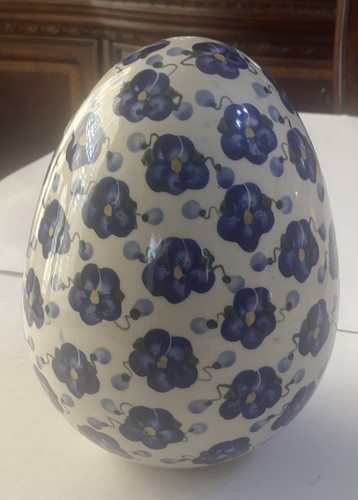 Large pottery egg - egg, by