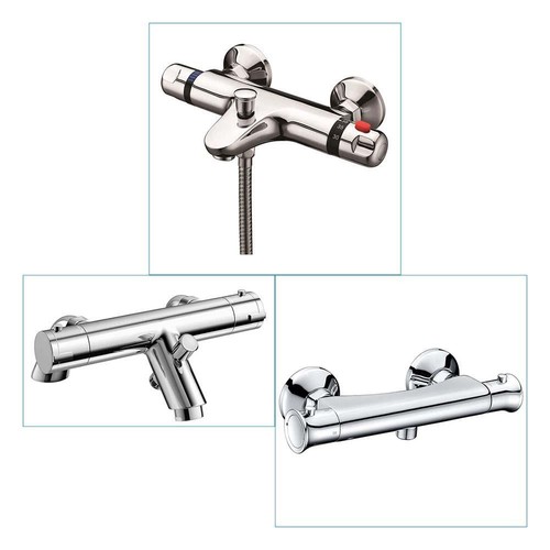 Bath shower thermostatic mixer - shower,