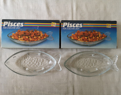 Pisces glass nibble bowl - pisces,