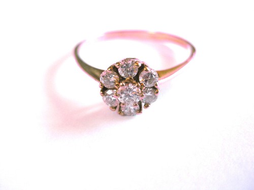 14k yellow gold - 14k, diamond