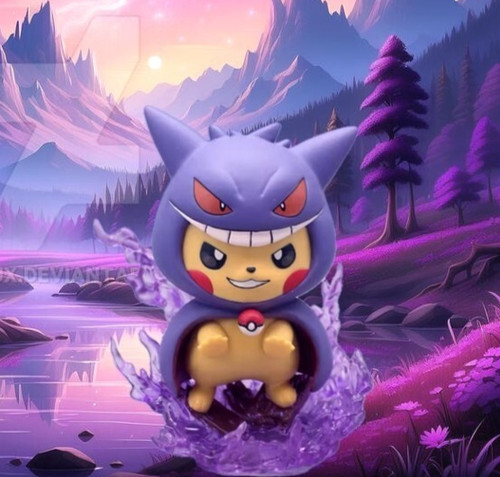 Pokemon pikachu cosplay gengar - pikachu,