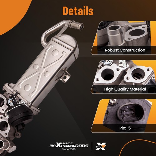 Egr valve cooler for - cooler, audi