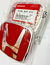 2001-2005 Honda Civic Type-R EP3 Front Grille Red H Badge OEM P/N: 75700S5TE11