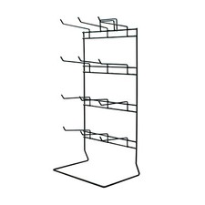 12 Fixed Hook Counter Stand Black - Retail Display Shops & Stalls (J50/B)