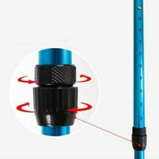 Foldable Height Aluminum Alloy Heavy Duty Walking Forearm Crutch Stick 1pc