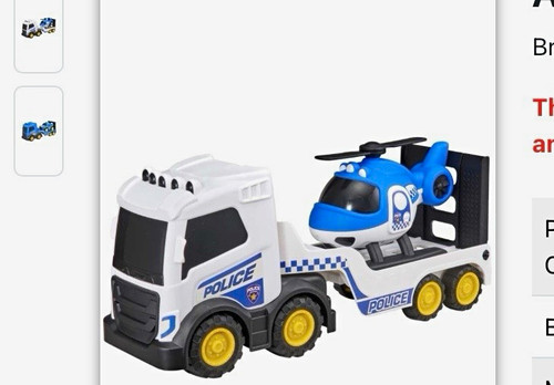 Chunky truck police car - chunky,