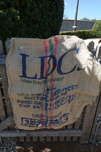 Vintage coffee bean sack - vintage, 1