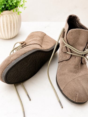 Women suede lace - suede, ankle