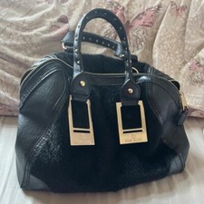River island black duffle bag