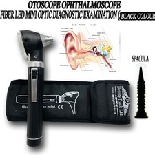 MINI OTOSCOPE FIBER OPTIC MEDICAL DIAGNOSTIC EXAMINATION CE LED UK FREE SPECULA