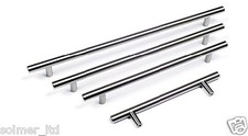 Pull T Bar Handle Cabinet Door Handles 96mm to 640mm sizes of GTV