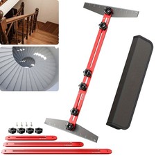 Stair Measuring Tool Stair Tread Template Tool Shelf Layout Tool w/ Storage Bag