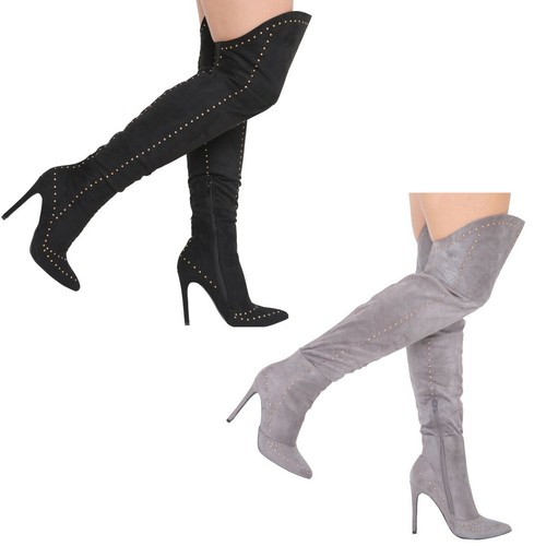 Womens thigh high boots - thigh, ladies