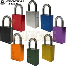 Federal 90A 38mm High Security Weather Resistant Solid Aluminium Padlock