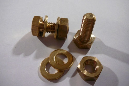 M10x25 brass hex - head, bolts