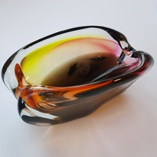 Mid Century 1960s art glass