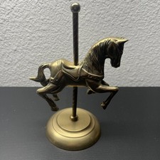 Vintage Brass Carousel Horse from Circus Memorabilia Collection