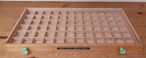 Small vintage wooden - , printers