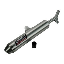 Exhaust silencer Giannelli for Yamaha DT 125 R / RE / X manufactured 04-06 with ABE aluminum