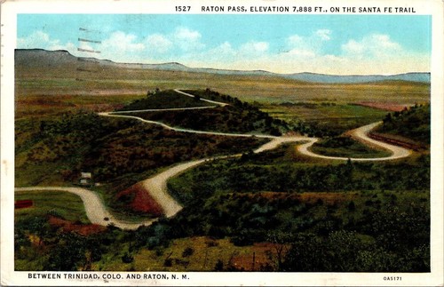 Vintage 1938 postcard raton - 1938,