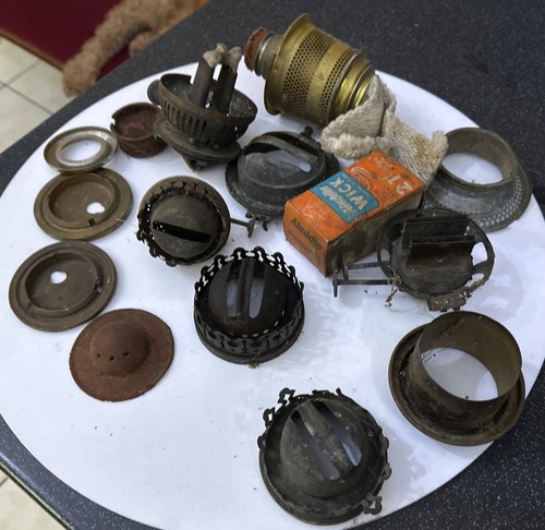 Vintage lamp burners - ,, used