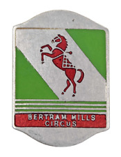 Vintage Old Bertram Mills Circus Fun Fair 1950s Staff Workers Enamel Lapel Badge
