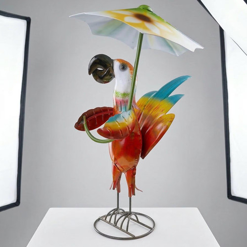 Handmade metal parrot bird - parrot,