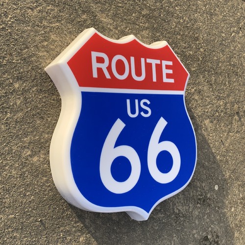 Route illuminated sign - route, road