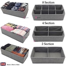 GREY SECTION DRAWER DIVIDER