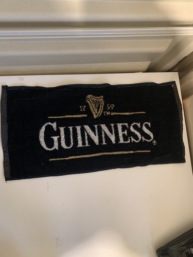 Guinness bar towel man cave - towel,