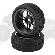 2pcs 1/10 RC Truck Rubber Tire