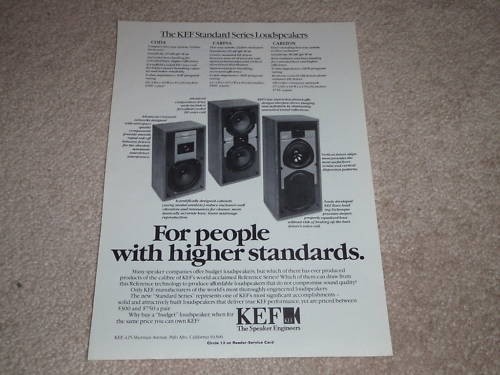 Kef carlton coda carina - kef, carlton,coda,carina