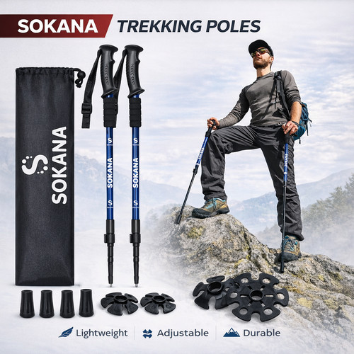 1pair telescopic walking - 1pair,