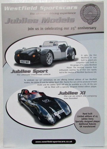2007 westfield sports cars - cars, ltd