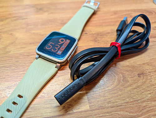 Pebble time steel kickstarter - steel,