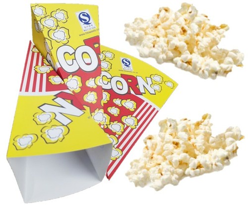 Paper popcorn cones box - paper,