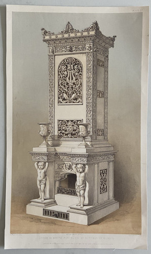 Antique victorian lithograph - victorian,