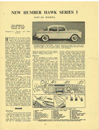 Humber hawk series saloon - hawk,