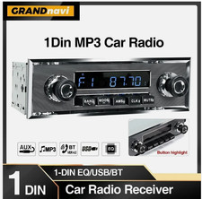 1 Din Car Radio MP3 Player Classic Car Retro Audio Stereo Support FM AUX EQ USB