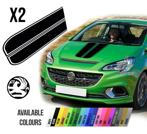 Vauxhall corsa bonnet stripes