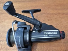 A VINTAGE ABU CARDINAL 55 SPINNING REEL GOOD WORKING ORDER 